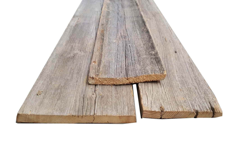 Barnwood Planken Grijs Ongezaagd per m2