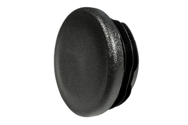 Afdekdop PVC zwart 33,7 mm (74C)