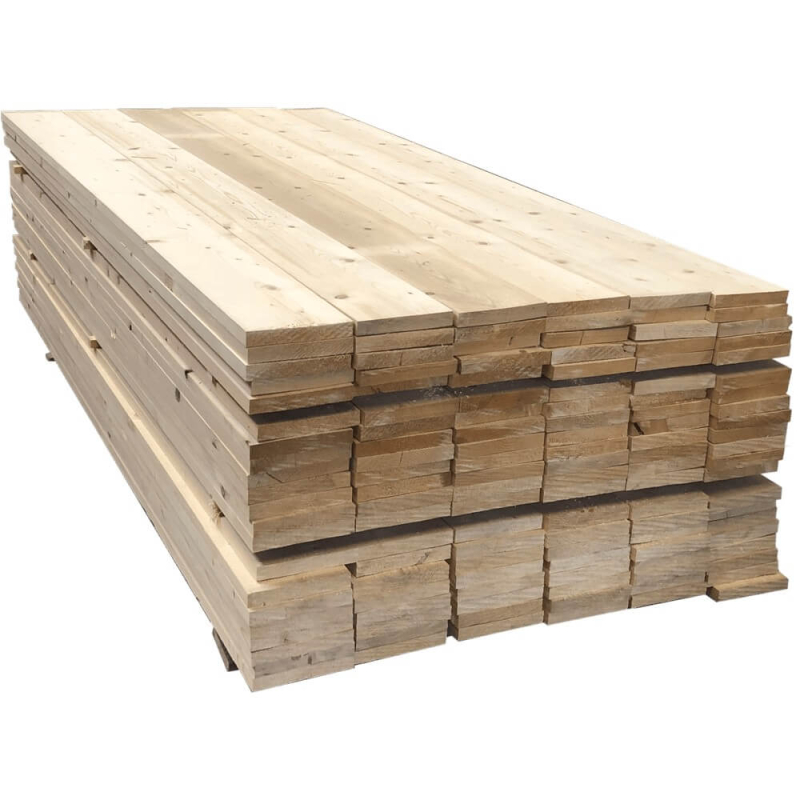48 x Geschaafd steigerhout plank ca. 27 x 190 x 4000 mm