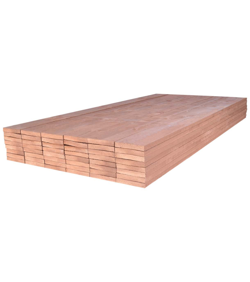Steigerhout Vintage Bruin - 48 Planken - ca. 30x200x2500mm