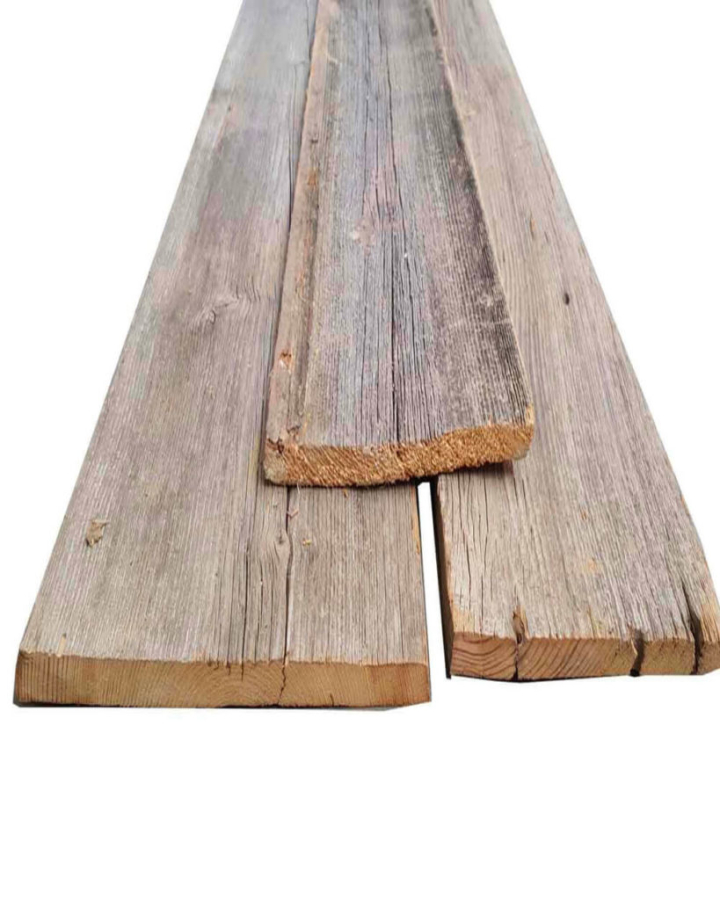 Barnwood Planken Grijs Ongezaagd