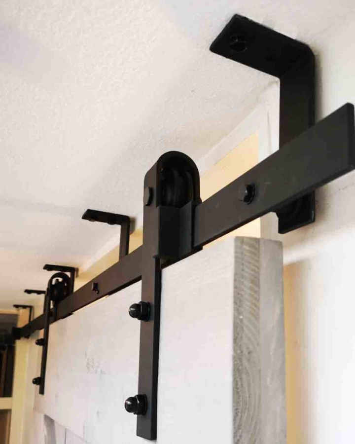 Schuifdeursysteem Plafond Zwart