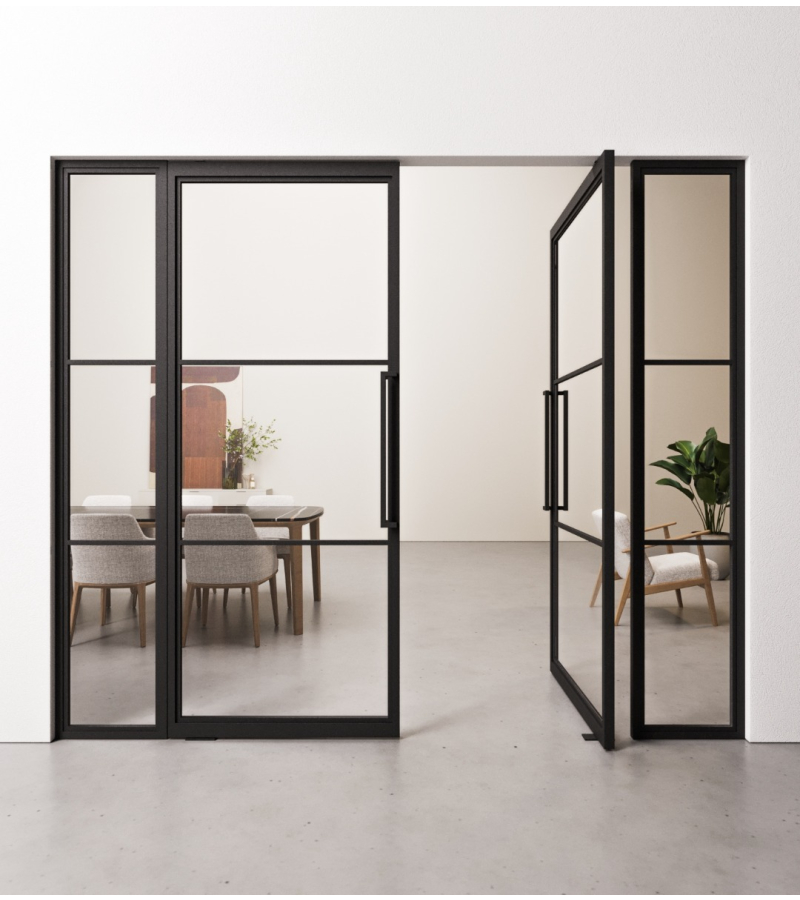 Dubbele Taatsdeuren 3 vaks met zijpanelen op maat gemaakt