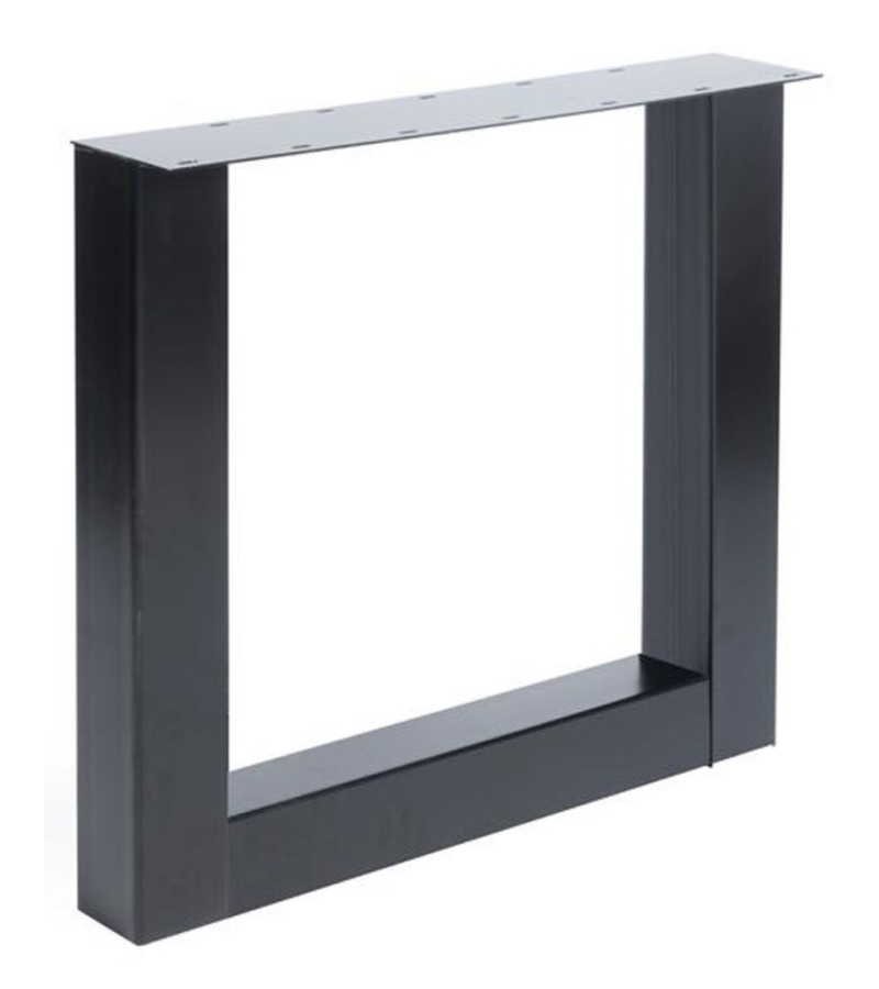 Tafelpoot Staal U-model