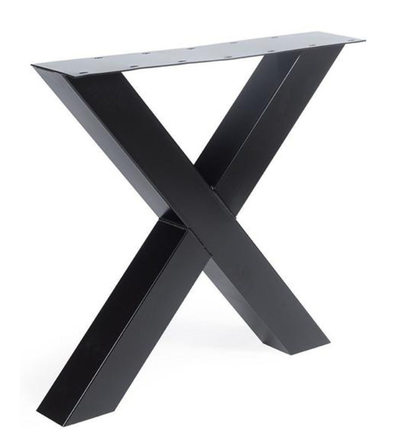 Tafelpoot Staal X-model