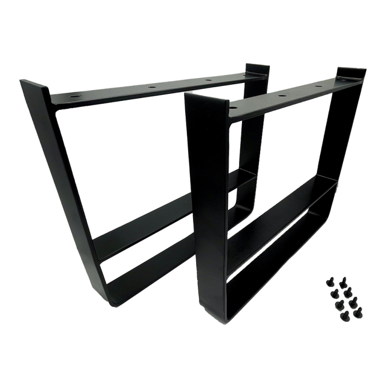 Barnwoodweb Stalen Onderstel Bench Zwart 32 cm